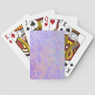 Baraja De Cartas Lavanda psicodélica Neon Pastel púrpura Resumen