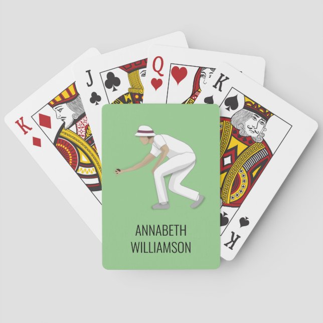 Baraja De Cartas Lawn Bowls (Reverso)