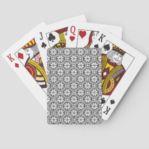 Baraja De Cartas Lazo blanco aislado sobre fondo negro PERSONALIZAR