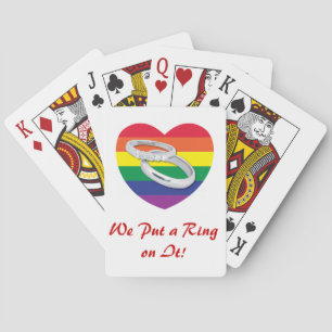 Baraja De Cartas Le ponemos un anillo al Boda gay