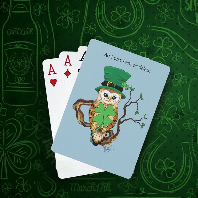 Baraja De Cartas Lechuza De Ropa Irlandesa (Subido por el creador)