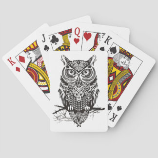 Baraja De Cartas Lechuza negra