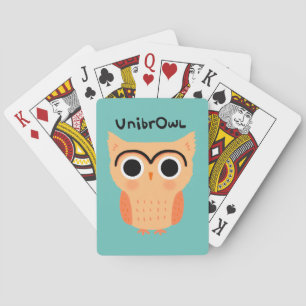 Baraja De Cartas Lechuza UnibrOwl Lechuza graciosa de las cejas