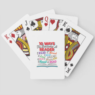Baraja De Cartas Lector de libros 10 maneras de convertirse en lect