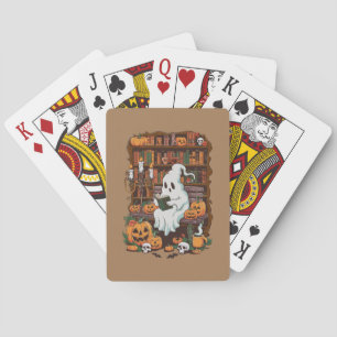 Baraja De Cartas Lector de libros fantasma leyendo lector de regalo