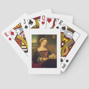 Baraja De Cartas Lectura de Maria Magdalena (aceite en el panel)