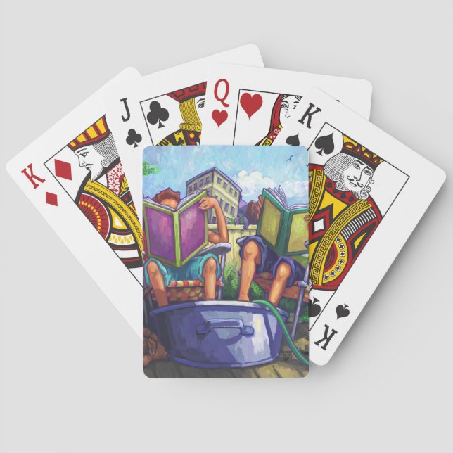 Baraja De Cartas Lectura en verano (Reverso)