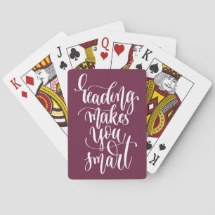 Baraja De Cartas Leer te hace más inteligente