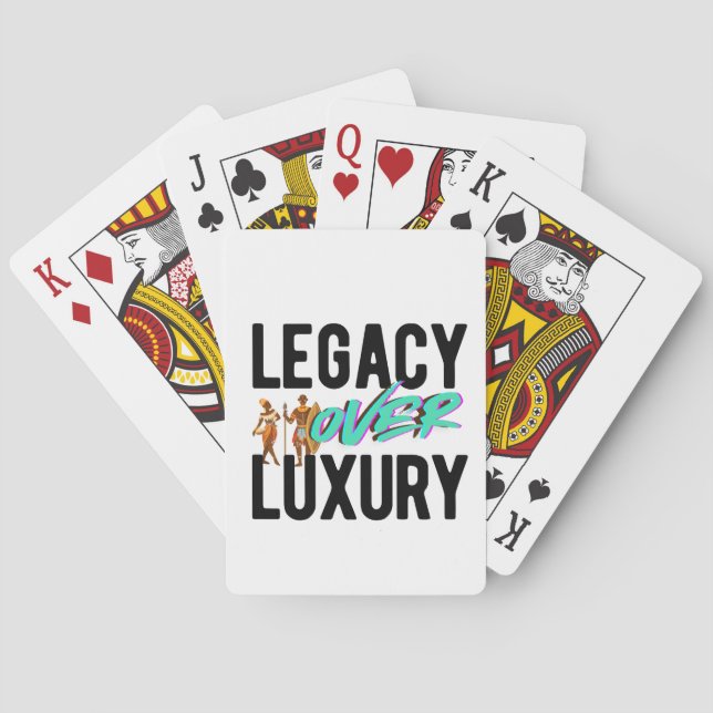 Baraja De Cartas Legacy Over Luxury | (Reverso)