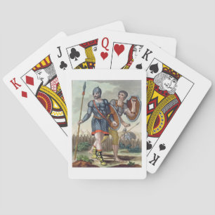 Baraja De Cartas Legionarios, de "L'Antica Roma", 1825 (li del
