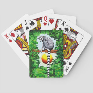 Baraja De Cartas Lemur de Madagascar