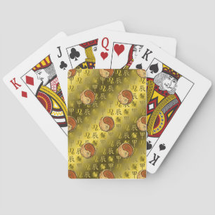 Baraja De Cartas Leo & Dragón de Madera
