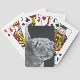 Baraja De Cartas Leo, León Africano, Animal
