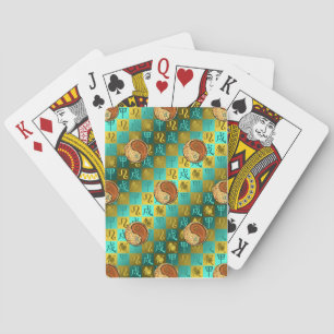 Baraja De Cartas Leo & Perro de Madera