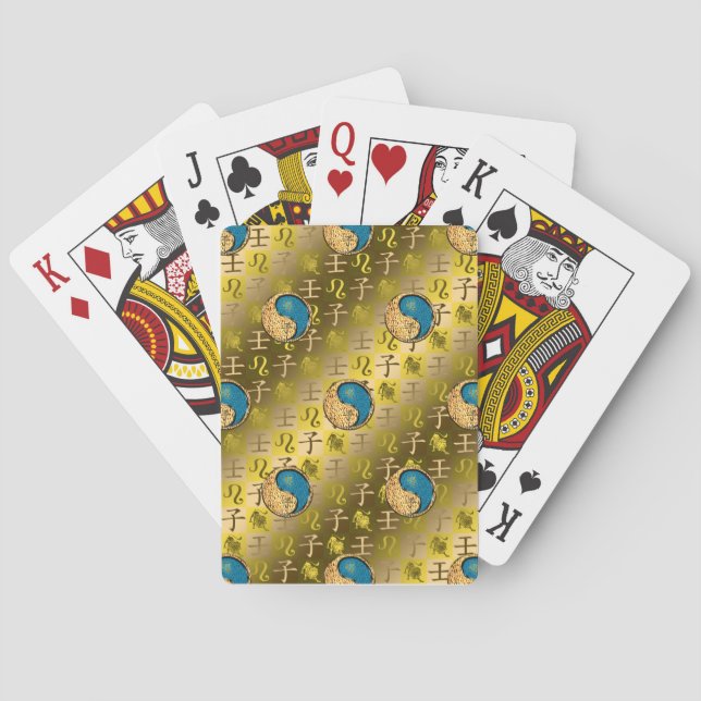 Baraja De Cartas Leo & Rata de Agua (Reverso)