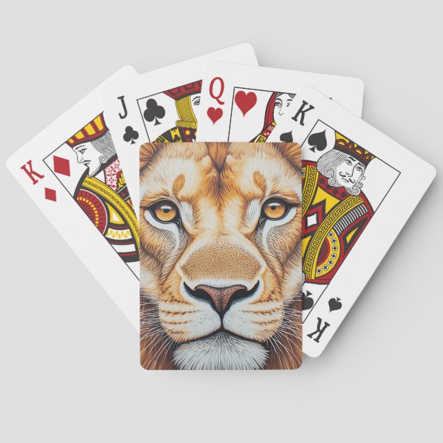 Baraja De Cartas León (Reverso)