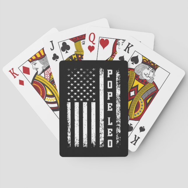 Baraja De Cartas León el 16° León XIV (Reverso)