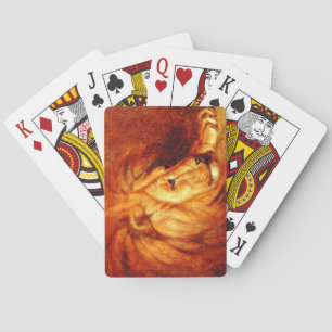 Baraja De Cartas León en Descanso (por Abbott Handerson Thayer)