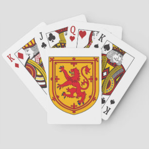 Baraja De Cartas León Rampante sobre Oro