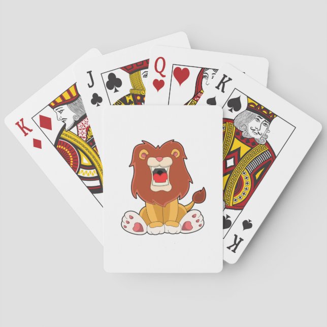 Baraja De Cartas León ruidoso (Reverso)
