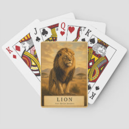 Baraja De Cartas León sabana de África Oriental VINTAGE