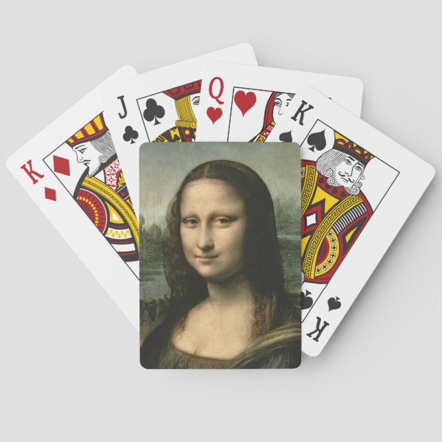 Baraja De Cartas Leonardo da Vinci | Mona Lisa, c.1503-6 (Reverso)