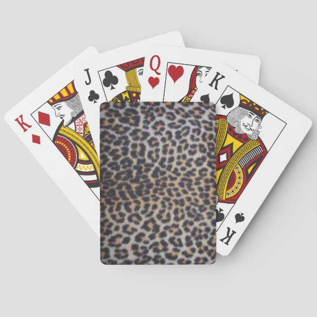 Baraja De Cartas Leopard Fur (Reverso)