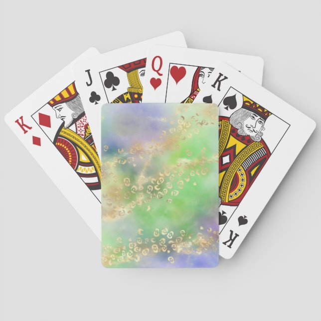 Baraja De Cartas Leopard Paint Series Design 4 (Reverso)