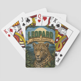 Baraja De Cartas Leopardo Bosque Africano POPCUT