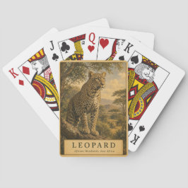Baraja De Cartas Leopardo Bosques del este de África VINTAGE