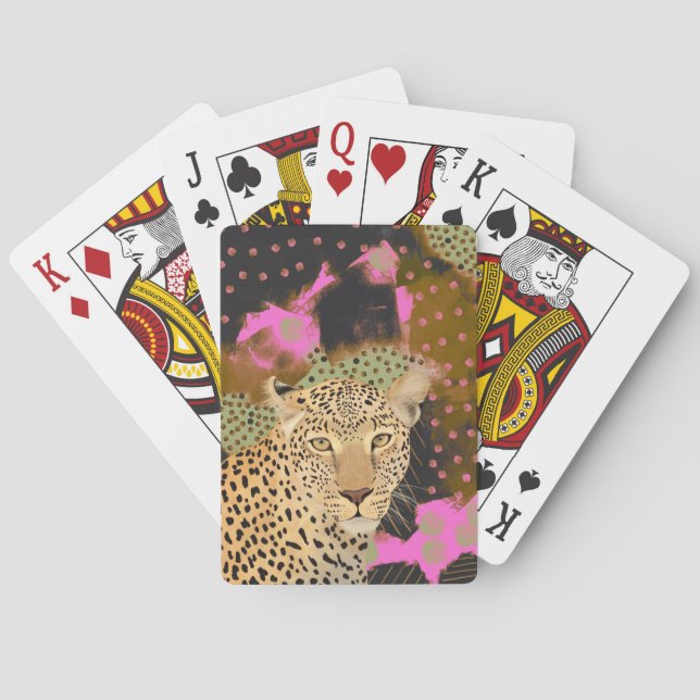 Baraja De Cartas Leopardo Mesmerizante (Reverso)