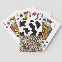 Baraja De Cartas Leopardo y Piel de vaca