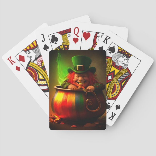 Baraja De Cartas Leprechaun (Reverso)