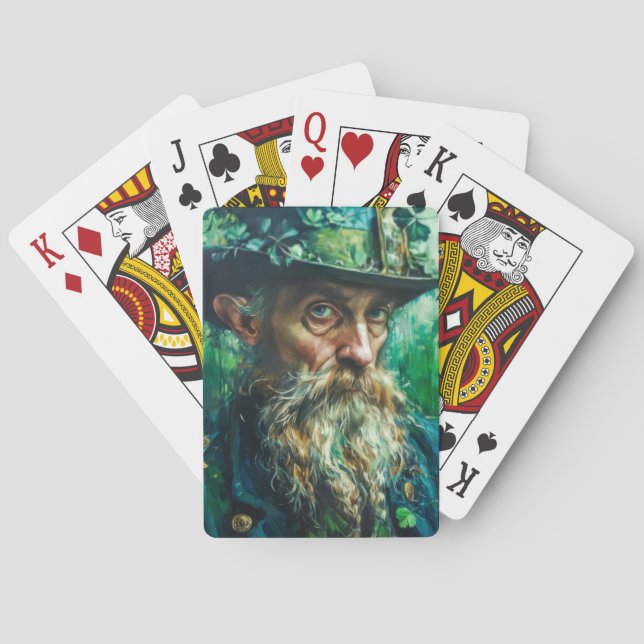 Baraja De Cartas Leprechaun gótico (Reverso)