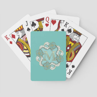 Baraja De Cartas Letra alfabética inicial