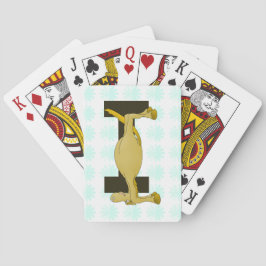 Baraja De Cartas Letra monográfica I pony personalizada