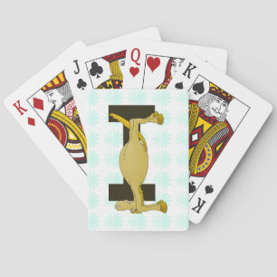 Baraja De Cartas Letra monográfica I pony personalizada