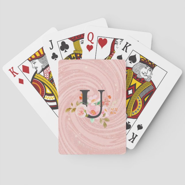 Baraja De Cartas Letra U (Reverso)