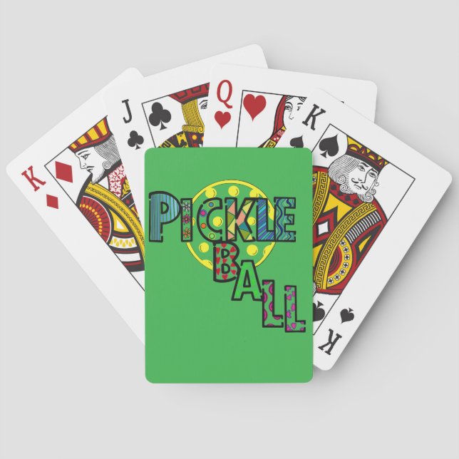 Baraja De Cartas Letras de baloncesto (Reverso)