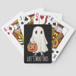 Baraja De Cartas Let's Boo This Fun Ghost Trick or Treat