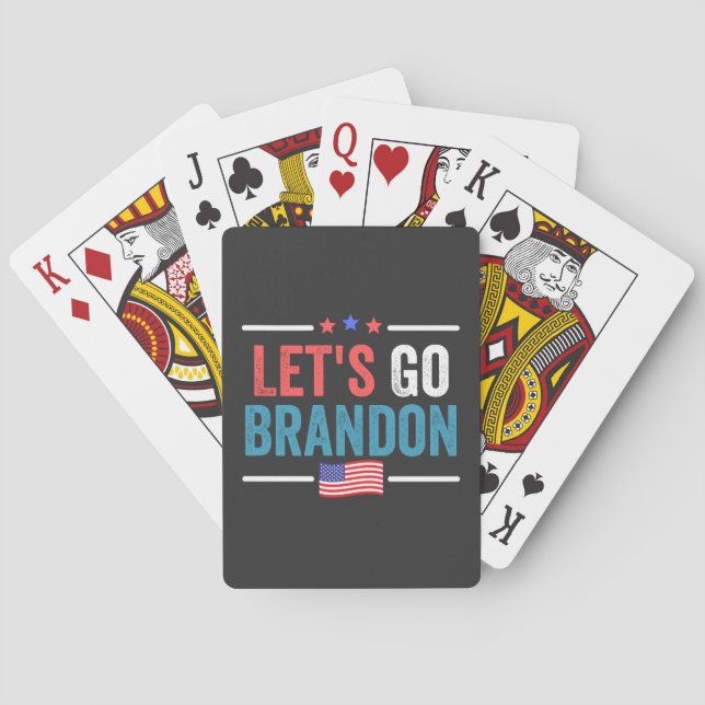 Baraja De Cartas Let's Go Brandon (Reverso)