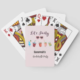 Baraja De Cartas Let's Party Summer Soiree Personalizado