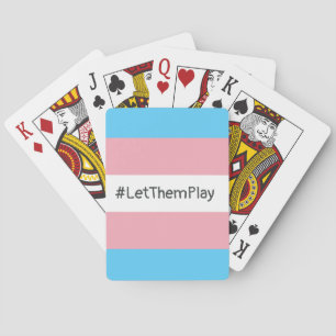 Baraja De Cartas #LetThemPlay atletas transgénero transgénero bande