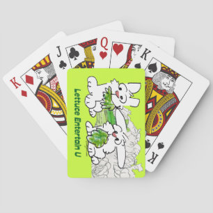 Baraja De Cartas Lettuce Entertain U Personalizado Rabbits
