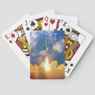 Baraja De Cartas Levante de lanzamiento de cohete Scout de la NASA