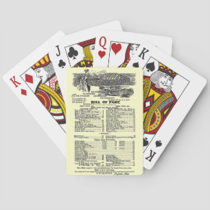 Baraja De Cartas "Ley de tarifas 1889"