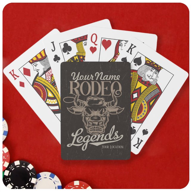 Baraja De Cartas Leyendas personalizadas de rodeo en el viejo oeste (Subido por el creador)