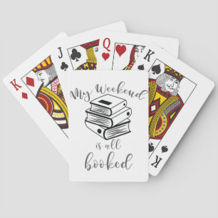 Baraja De Cartas Leyendo Lover Libro Nerd Reader Fin de semana todo