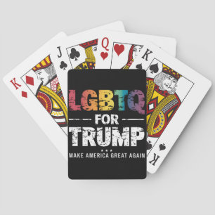 BARAJA DE CARTAS LGBTQ PARA TRUMP GAY LESBIAN PARA TRUMP 2024