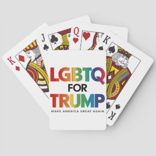 BARAJA DE CARTAS LGBTQ PARA TRUMP GAY LESBIAN PARA TRUMP 2024